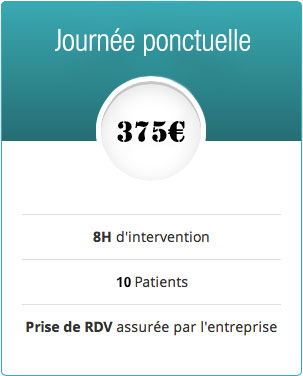 Tarifs journée ponctuelle
