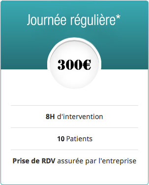 Tarifs journée régulière